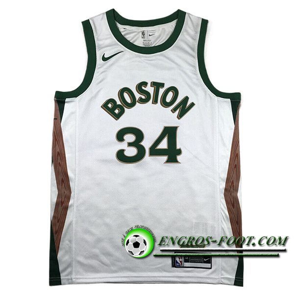 Maillot Boston Celtics (PIERCE #34) 2023/24 Bleu/Vert/Brun