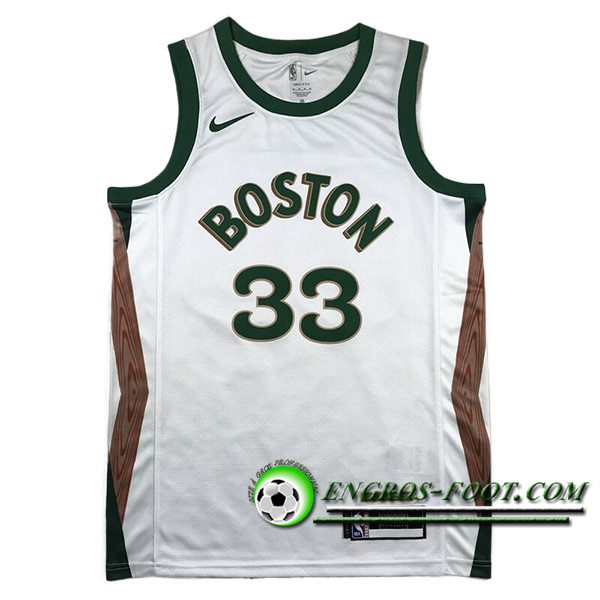 Maillot Boston Celtics (BIRD #33) 2023/24 Bleu/Vert/Brun