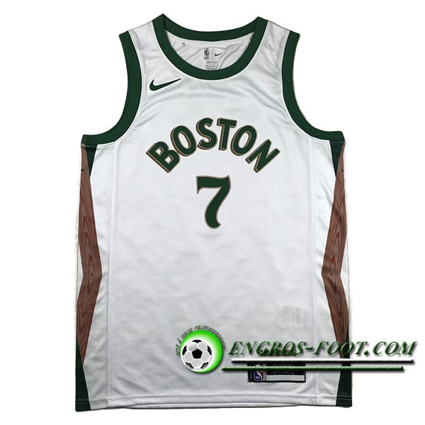 Maillot Boston Celtics (BROWN #7) 2023/24 Bleu/Vert/Brun