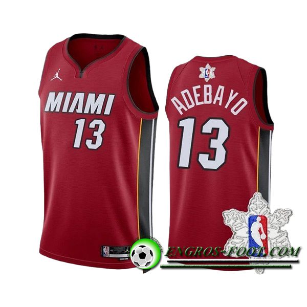 Maillot Miami Heat (ADEBAYD #13) 2023/24 Rouge/Blanc