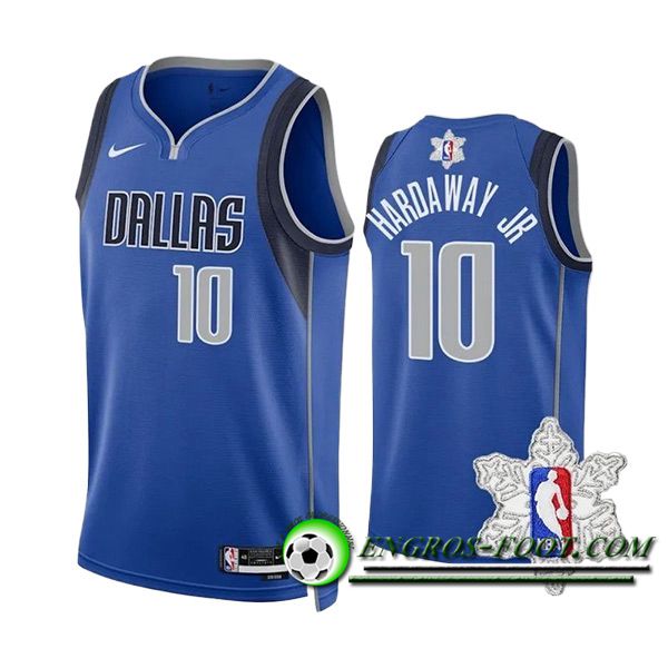 Maillot Dallas Mavericks (HARDAWAY JR #10) 2023/24 Bleu/Gris