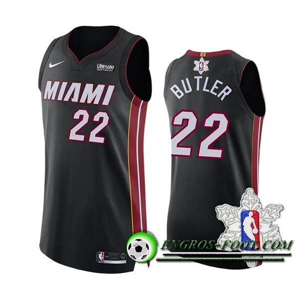 Maillot Miami Heat (BUTLER #22) 2023/24 Noir/Rouge/Blanc