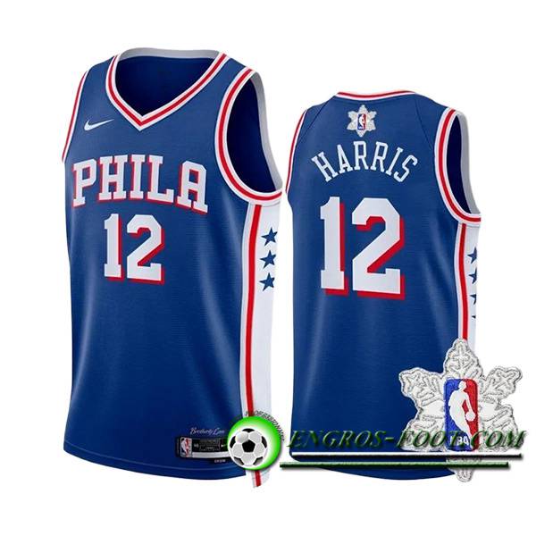 Maillot Philadelphia 76ers (HARRIS #12) 2023/24 Bleu/Blanc