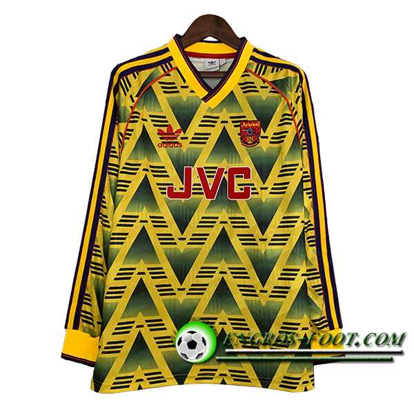 Maillot de Foot Arsenal Retro Exterieur Manches Longues 1991/1993