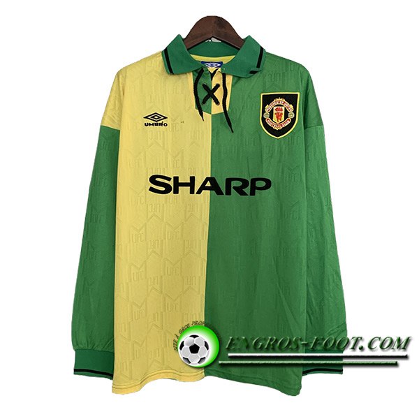 Maillot de Foot Manchester United Retro Third Manches Longues 1992/1994