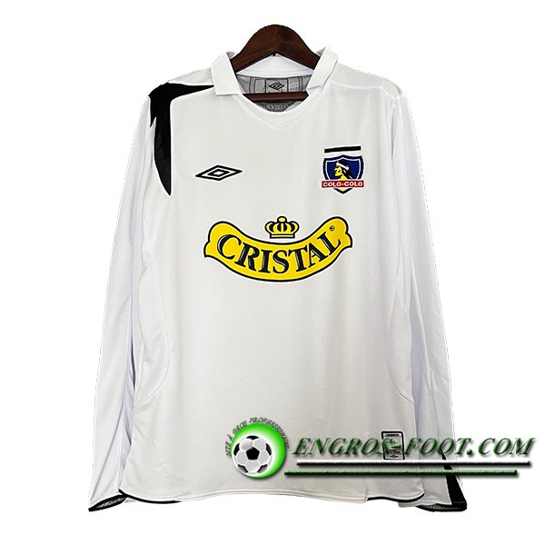 Maillot de Foot Colo-Colo Retro Domicile Manches Longues 2006/2007