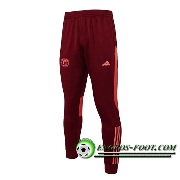 Pantalon Foot Manchester United Rouge/Orange 2023/2024