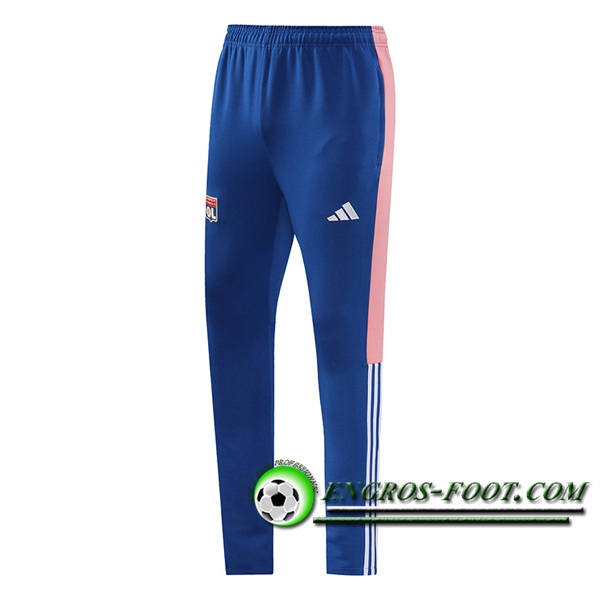 Pantalon Foot Lyon Bleu/Rose 2023/2024