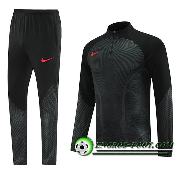 Ensemble Survetement de Foot Nike Noir 2023/2024 -04