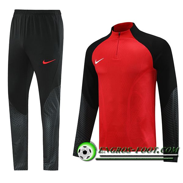 Ensemble Survetement de Foot Nike Rouge/Noir 2023/2024