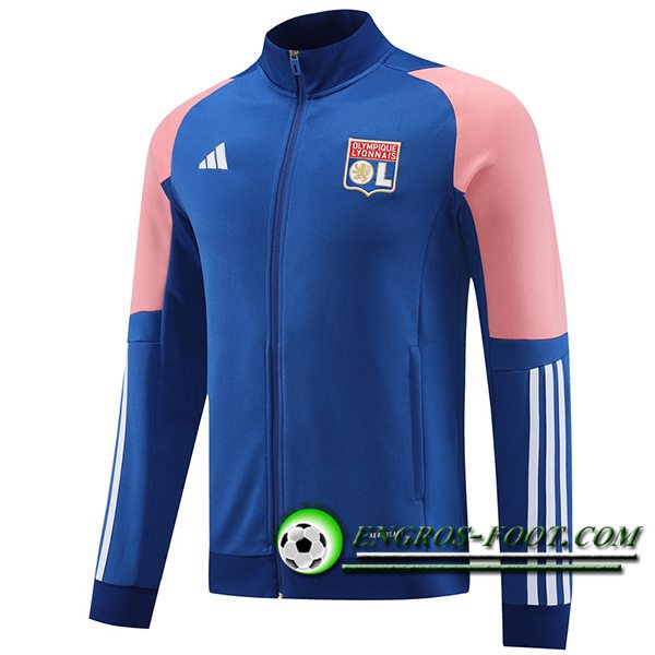 Veste Foot Lyon Bleu/Rose 2023/2024