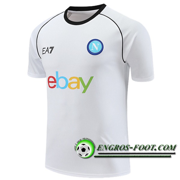 Training T-Shirts SSC Naples Blanc 2024/2025