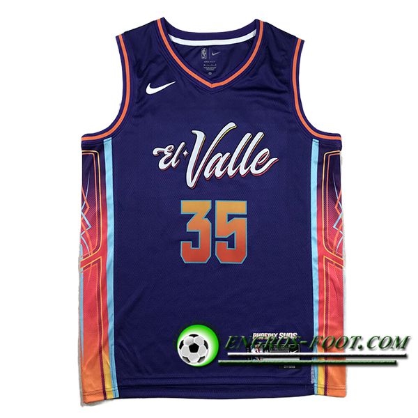 Maillot Phoenix Suns (DURANT #35) 2023/24 Pourpre/Orange -02