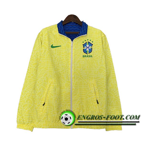 Coupe-Vent Brésil Jaune 2023/2024