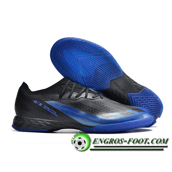 Adidas Chaussures de Foot X CRAZYFAST.1 IC BOOTS Noir/Bleu