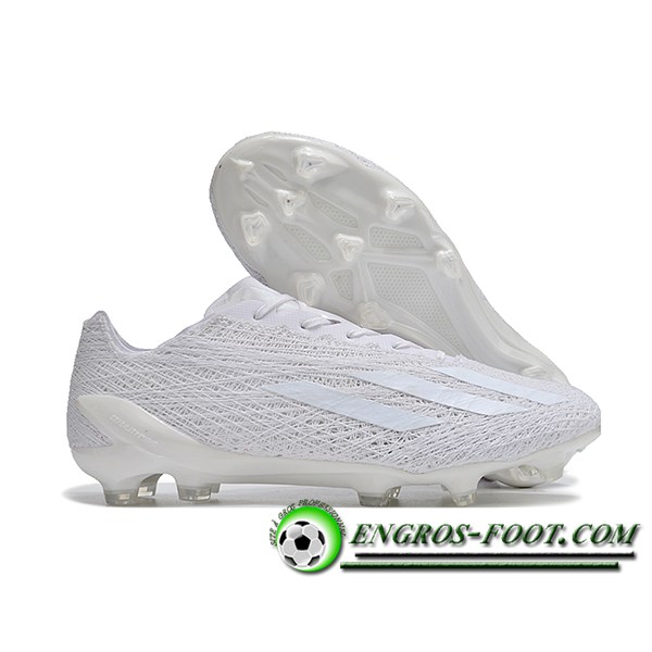 Adidas Chaussures de Foot CRAZYFAST STRUNG+ FG BOOTS Blanc