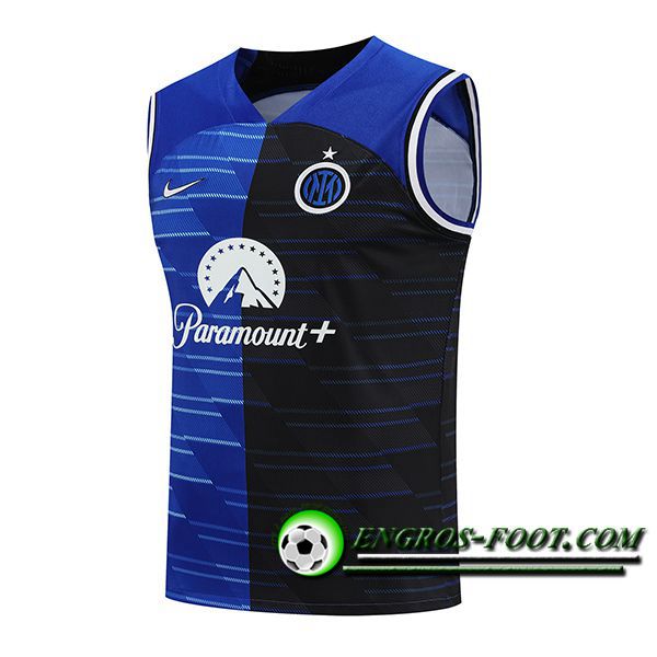 Training Debardeur Inter Milan Bleu/Noir 2024/2025