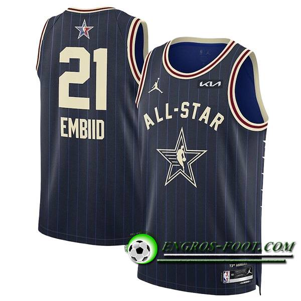 Maillot American All-Star (EMBIID #21) 2024/25 Bleu