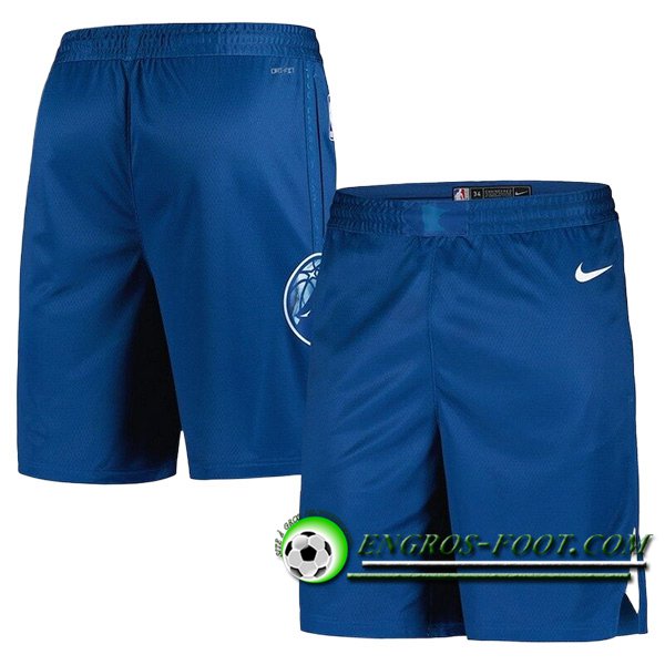 Shorts NBA Minnesota Timberwolves 2024/25 Bleu -02