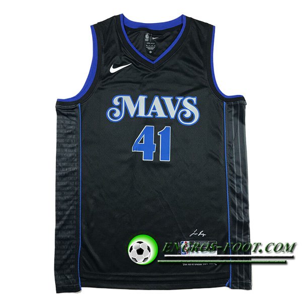 Maillot Dallas Mavericks (NOWITZKI #41) 2024/25 Noir/Bleu