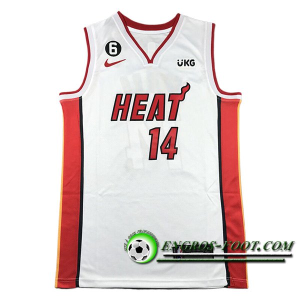 Maillot Miami Heat (HERRO #14) 2024/25 Blanc/Rouge