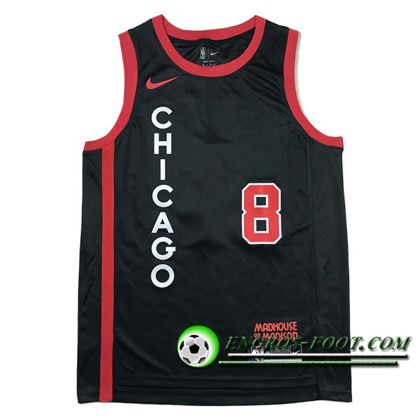 Maillot Chicago Bulls (LAVINE #8) 2024/25 Noir/Rouge