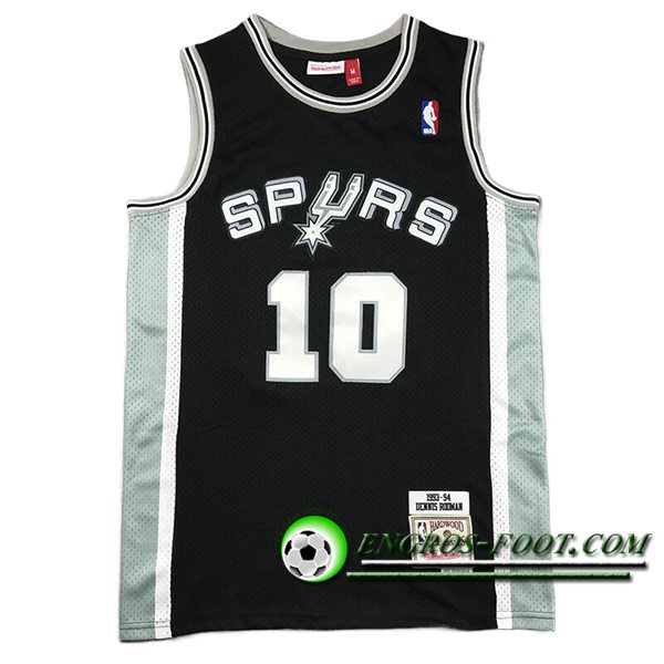 Maillot San Antonio Spurs (ROOMAN #10) 2024/25 Noir/Blanc/Vert