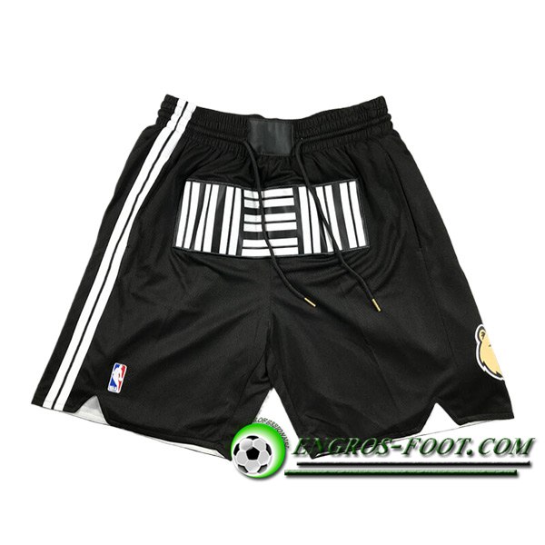 Shorts NBA Memphis Grizzliess 2024/25 Noir/Blanc