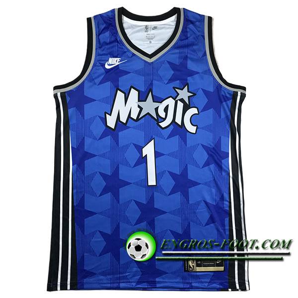 Maillot Orlando Magic (McGRADY #1) 2024/25 Bleu/Noir/Blanc