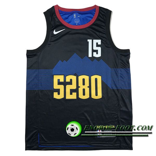 Maillot Denver Nuggets (JOKIĆ #15) 2024/25 Noir/Bleu