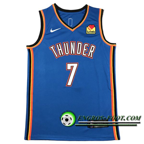 Maillot Oklahoma City Thunder (HOLMGREN #7) 2024/25 Bleu/Orange