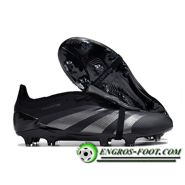 Adidas Chaussures de Foot Predator Elite Tongue FG Noir