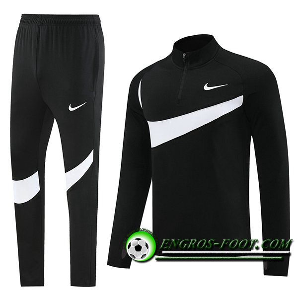 Ensemble Survetement de Foot Nike Noir/Blanc 2024/2025