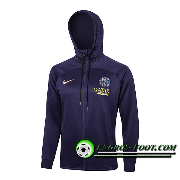 Veste A Capuche PSG Pourpre 2024/2025