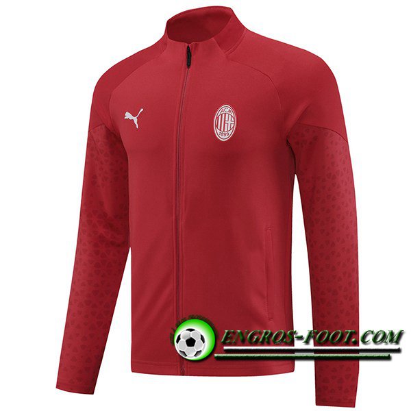 Veste Foot Milan AC Rouge 2024/2025