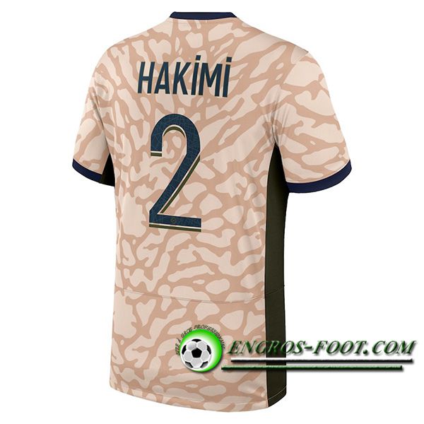 Maillot de Foot PSG (HAKIMI #2) 2023/2024 Fourth