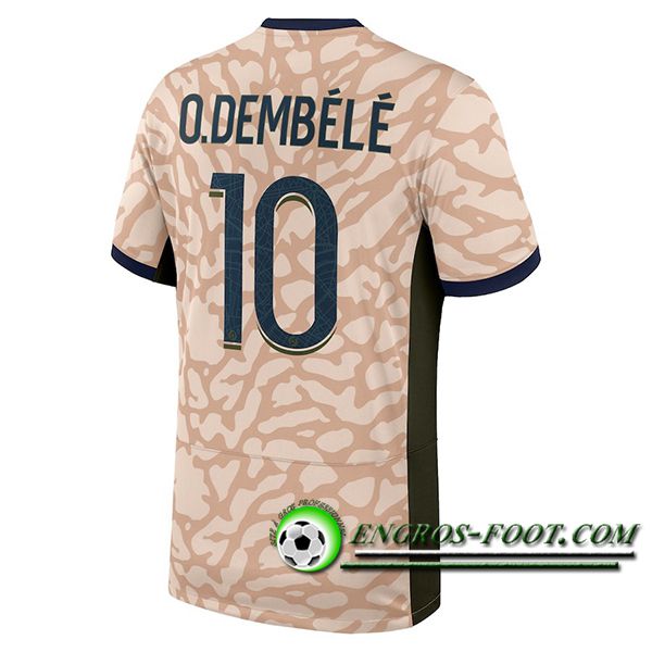 Maillot de Foot PSG (O.DEMBÉLÉ #10) 2023/2024 Fourth