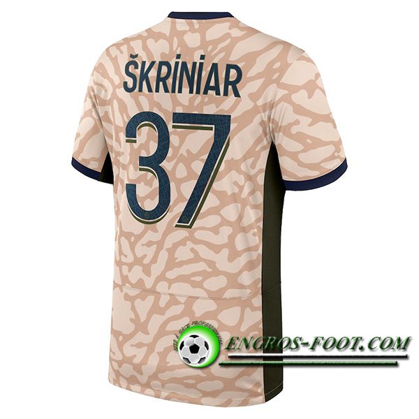 Maillot de Foot PSG (SKRINIAR #37) 2023/2024 Fourth