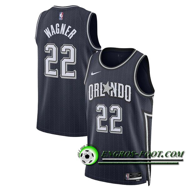 Maillot Orlando Magic (WAGNER #22) 2024/25 Noir/Gris