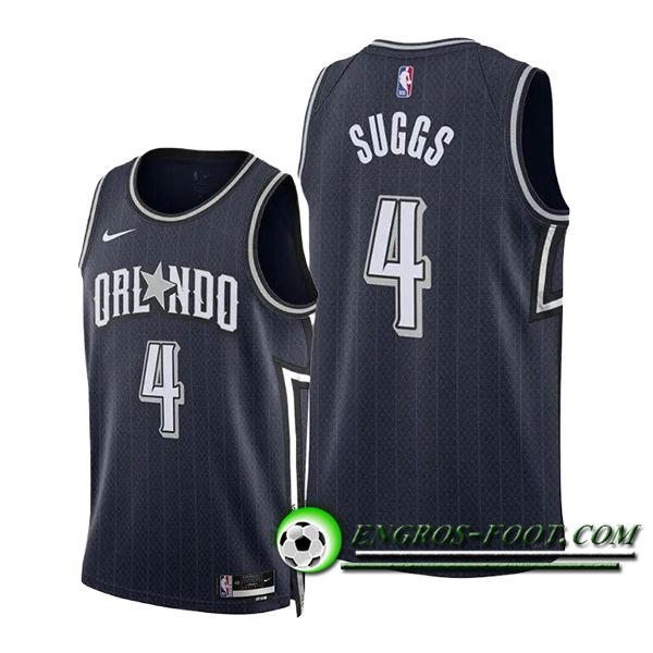 Maillot Orlando Magic (SUGGS #4) 2024/25 Noir/Gris