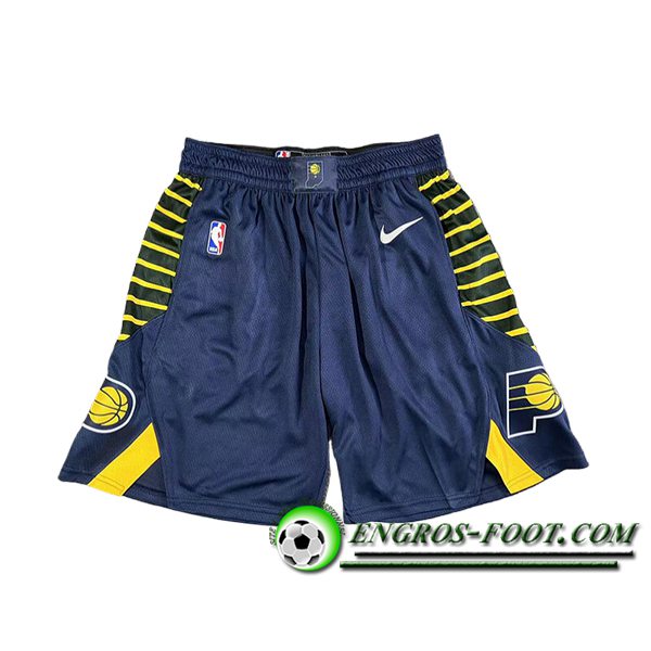 Shorts NBA Indiana Pacers 2024/25 Bleu/Jaune