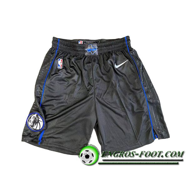 Shorts NBA Dallas Mavericks 2024/25 Noir/Bleu