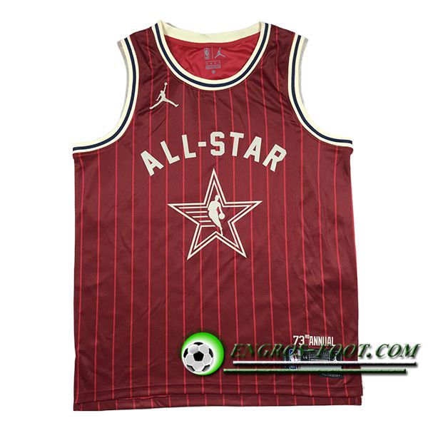 Maillot American All-Star (ANTETOKOUNMPO #34) 2024/25 Rouge/Beige