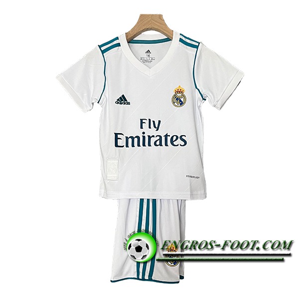 Maillot de Foot Real Madrid Retro Enfant Domicile 2017/2018