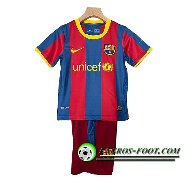 Maillot de Foot FC Barcelone Retro Enfant Domicile 2010/2011