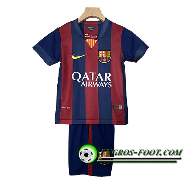 Maillot de Foot FC Barcelone Retro Enfant Domicile 2014/2015