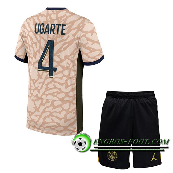 Maillot de Foot PSG (UGARTE #4) Enfants 2023/2024 Fourth