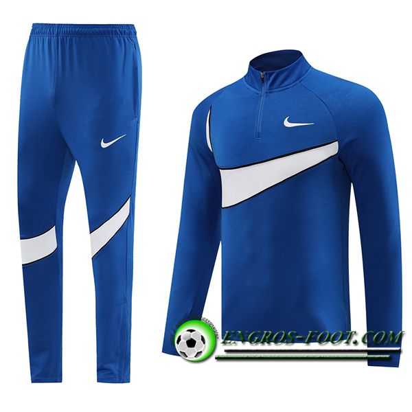 Ensemble Survetement de Foot Nike Bleu/Blanc 2024/2025