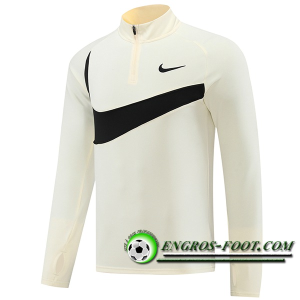 Sweatshirt Training Nike Beige/Noir 2024/2025