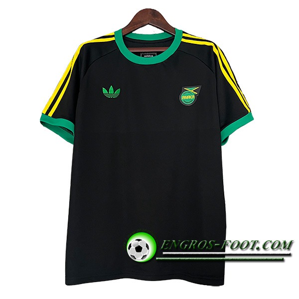 Training T-Shirts Jamaica Noir/Vert/Jaune 2024/2025